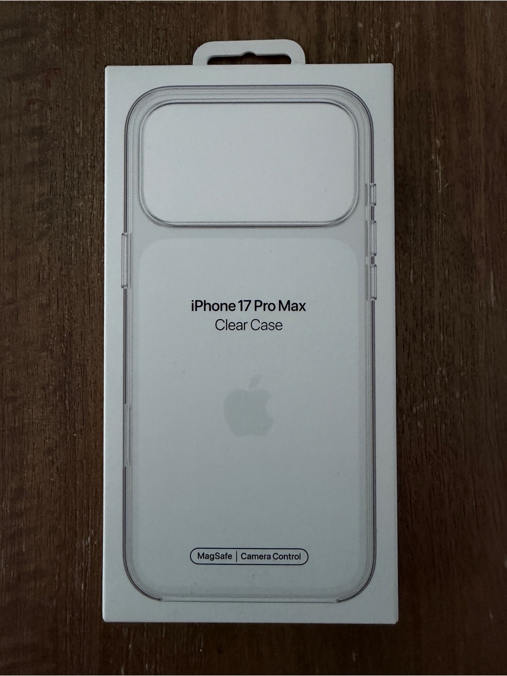 Apple iPhone 17 Pro Max Clear Case - White Packaging
